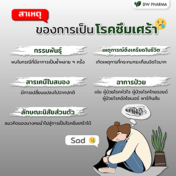 สาเหตุโรคซึมเศร้า